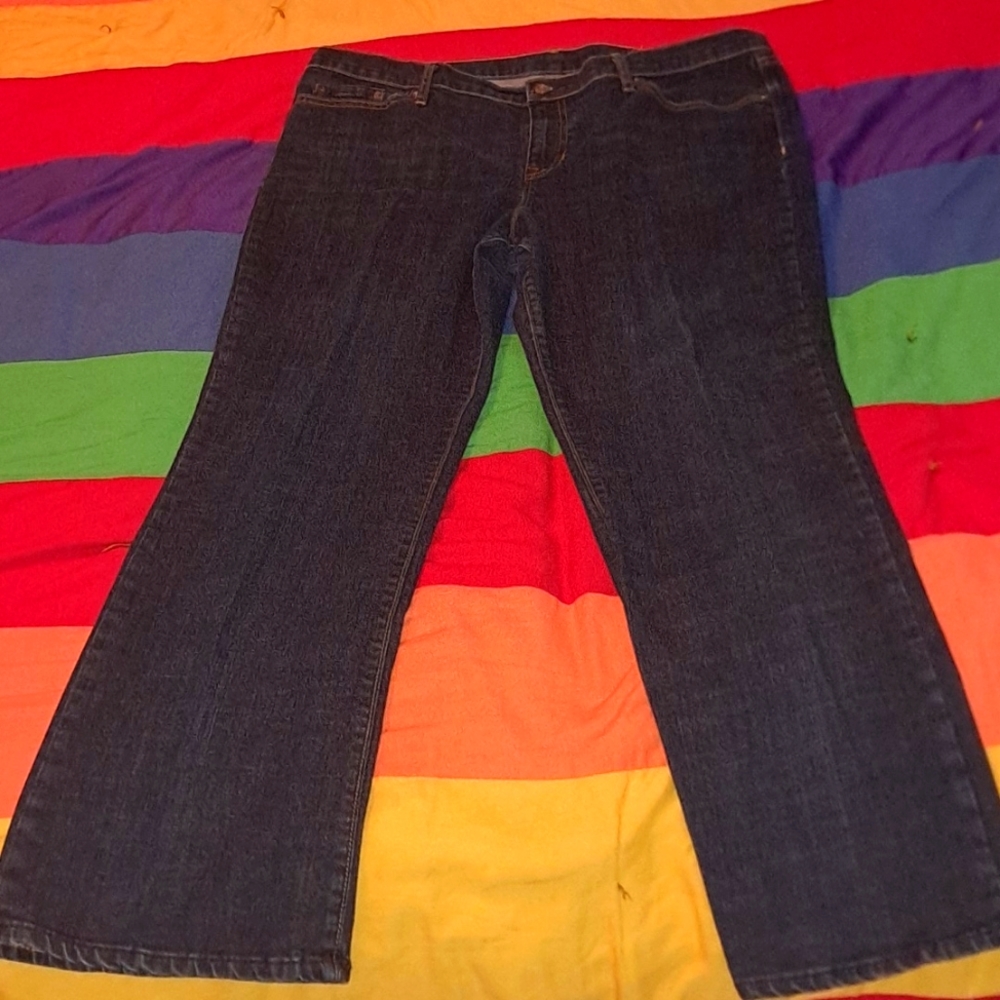 GAP Boot Cut Dark Wash Jeans Size 18R
